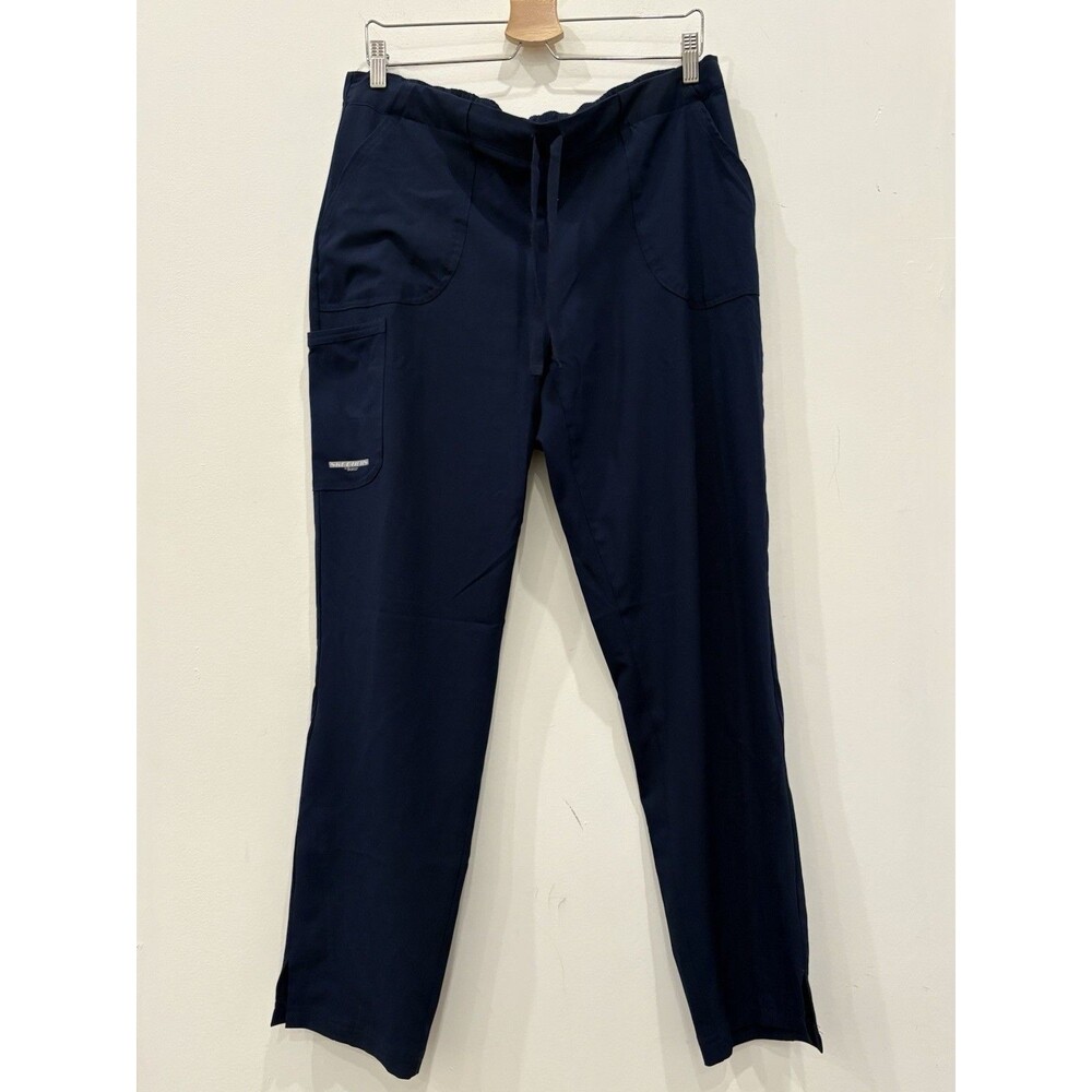 SKECHERS BARCO NAVY BLUE SCRUB PANTS WOMEN'S SIZE L